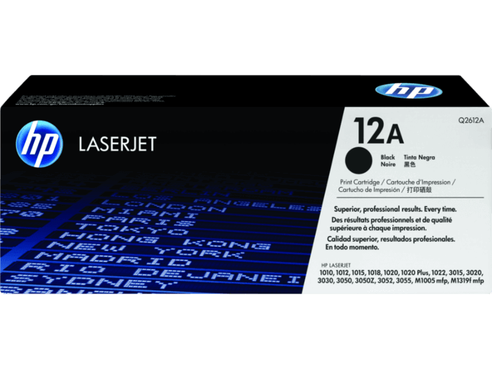 Ø¹Ø¨ÙˆØ© Ø­Ø¨Ø± Ù„ÙŠØ²Ø± Ø§ØªØ´ Ø¨ÙŠ 12 Laser Cartridge Hp 12a