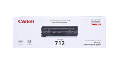 حبارة ليزر اسود Canon 712 toner cartridge